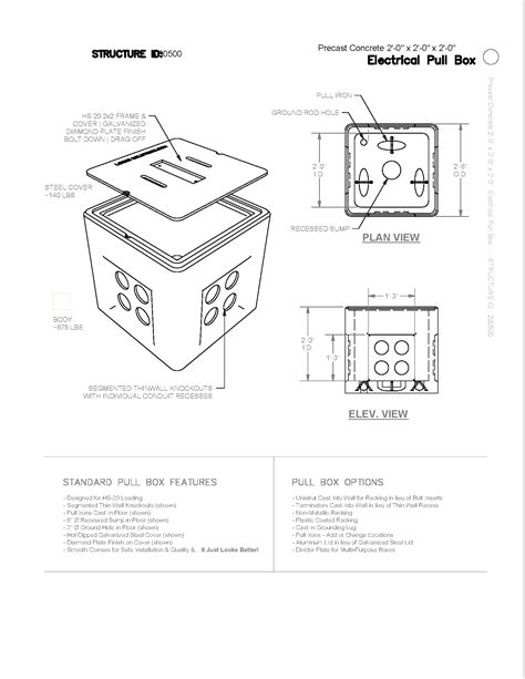 electrical box in concrete block|underground hand hole electrical box.